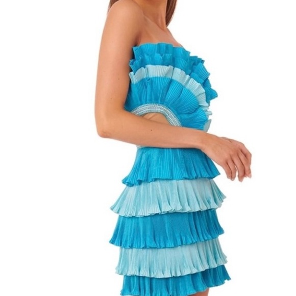 E l i y a The Label Josephine Dress in blue - Picture 2 of 9